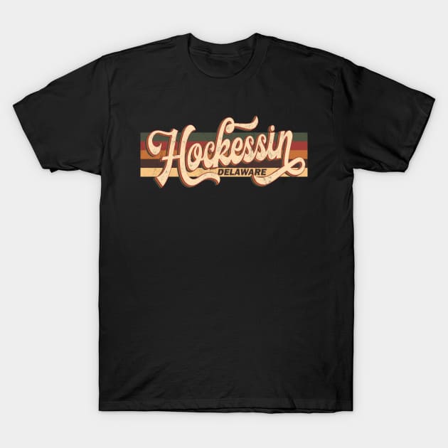 Hockessin Delaware Retro Vintage 70s 80s Design T-Shirt by Happy as I travel